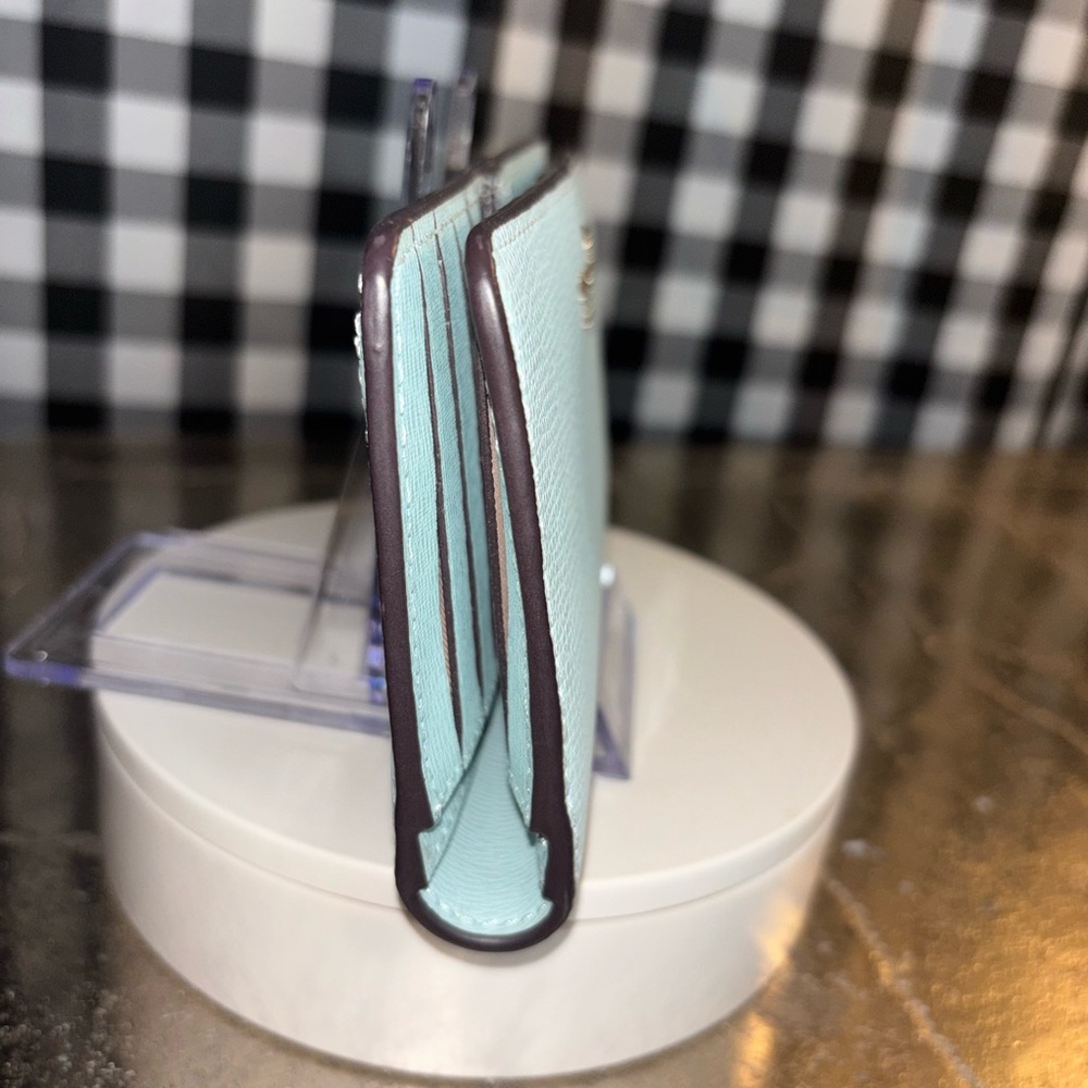 Kate Spade Darcy Large Slim Wallet in Blue Glow - Picture 3 of 4
